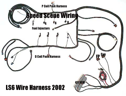 LS1 Wire Harness 1997-2002 Speed Scene LS1 + Wiring # LS1 Engine Harness - LS6  Engine Harness [LS1 wire+Harness+LS6+Harness+411] - $725.00 :  SpeedSceneWiring Harley Wiring Diagram Speed Scene Wiring